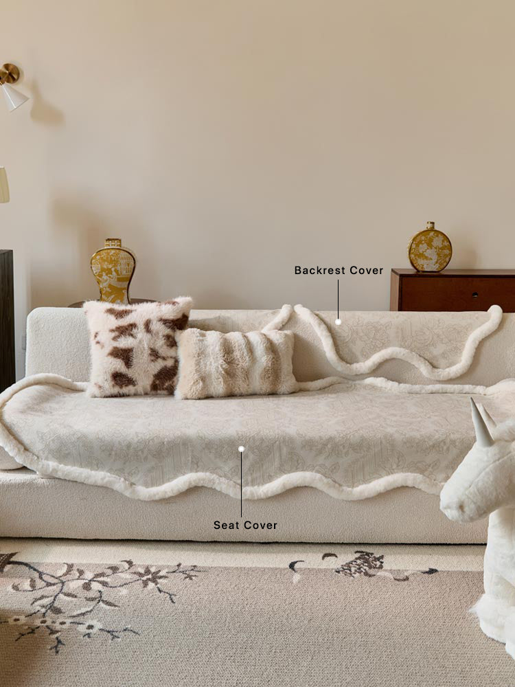 Irregular Dahlia Sofa Cover