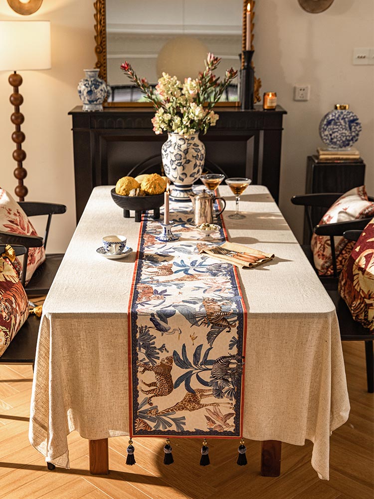Animal Print Table Runner