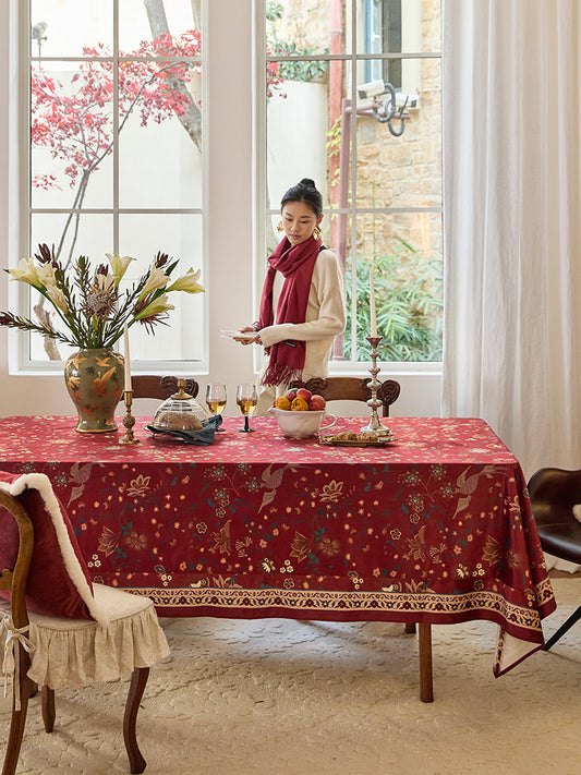 Spring Chirp Tablecloth