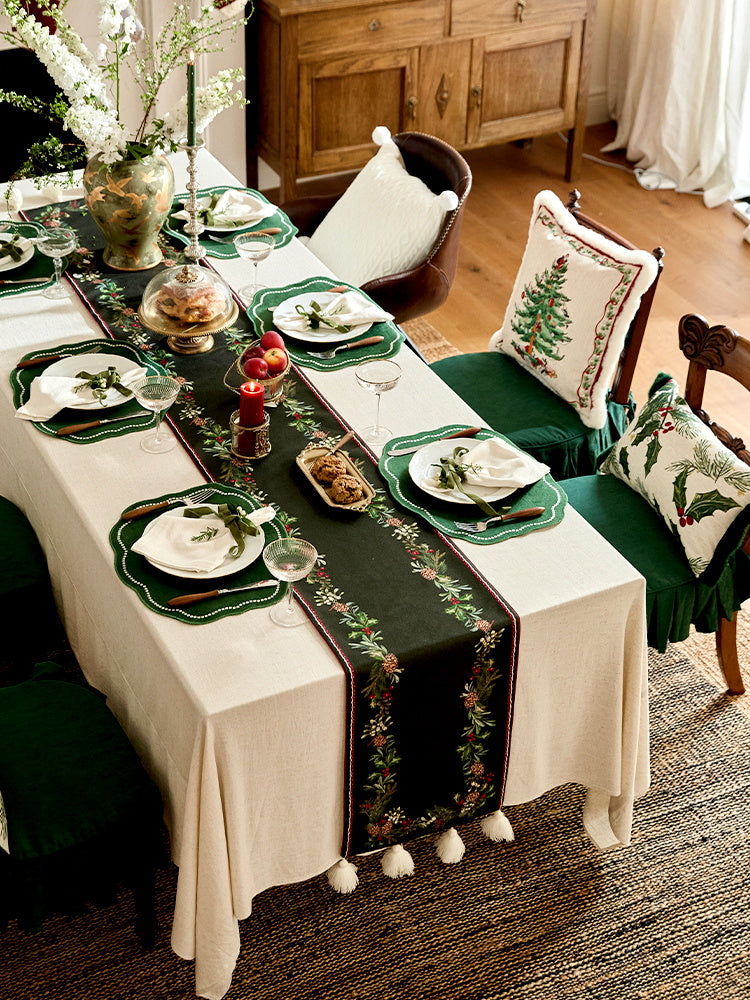 Pinecone Table Runner