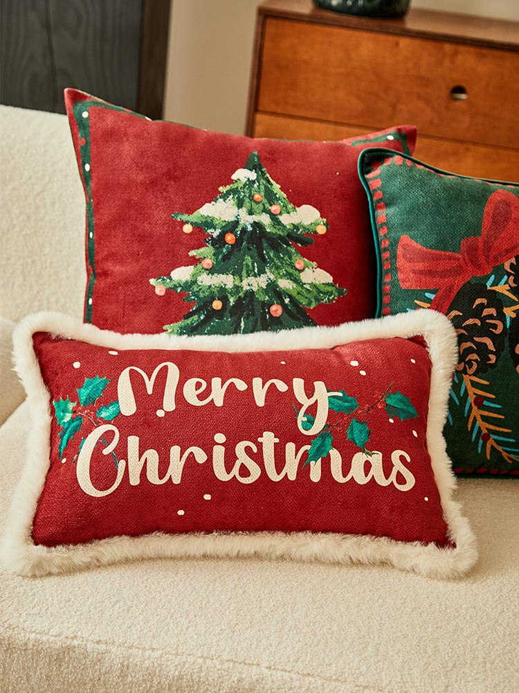 Christmas Tree Pillow Cover