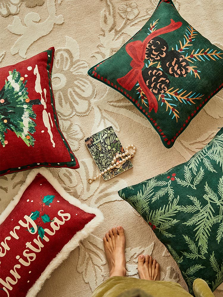 Christmas Tree Pillow Cover