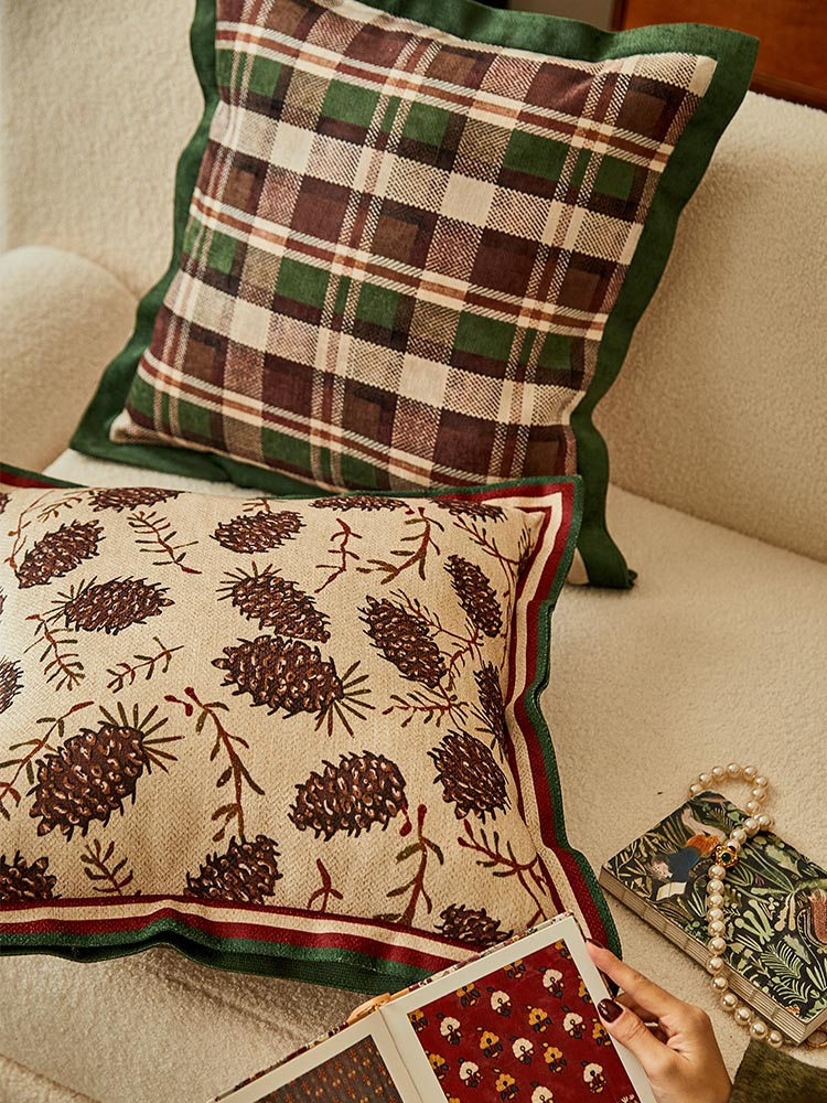 Pinecone Pillow Cover