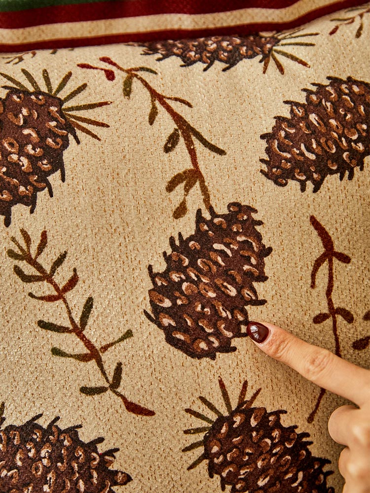Pinecone Pillow Cover