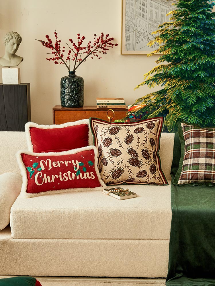 Pinecone Pillow Cover