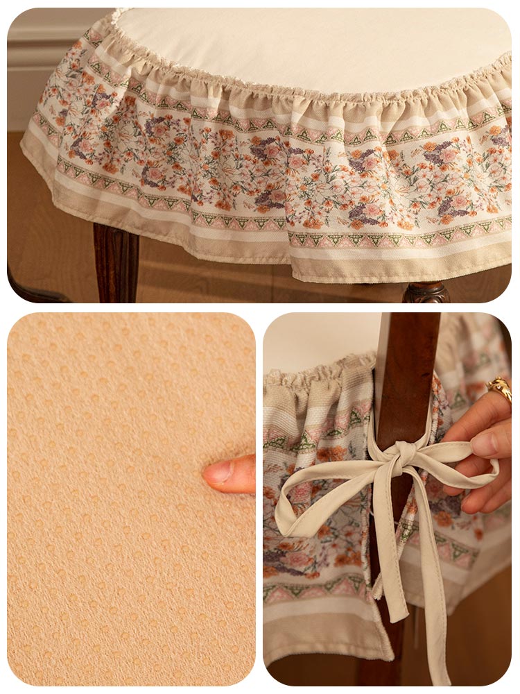 Floral Fantasy Chair Seat Cushion