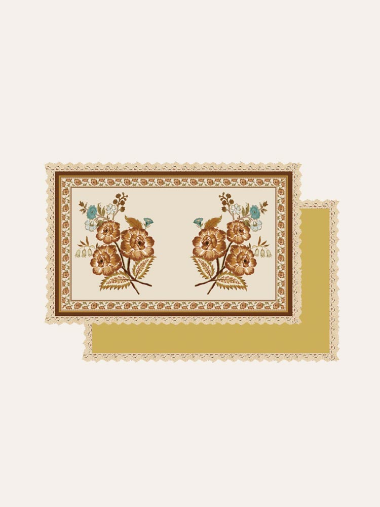 Floral Vine Branch Pillow Cover
