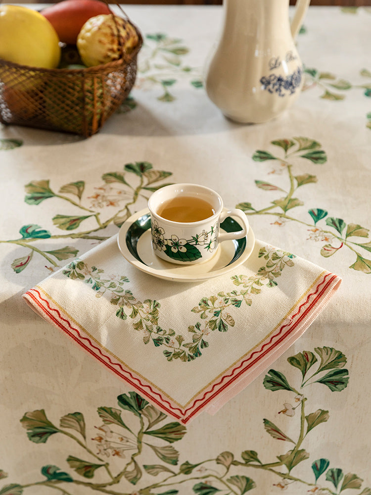 Ginkgo Print Placemat & Napkin