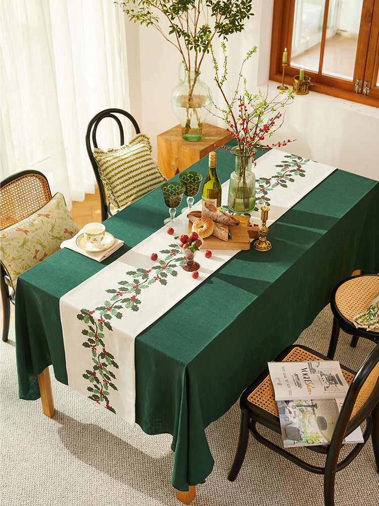 Holly Berry Table Runner