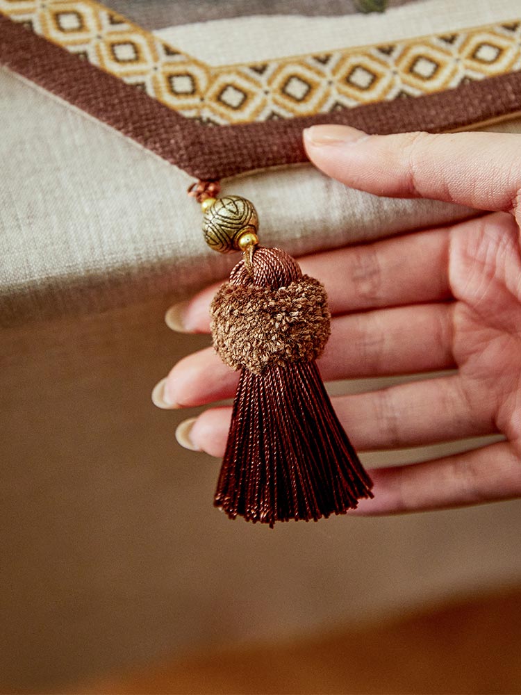 Oriental Bird Table Runner