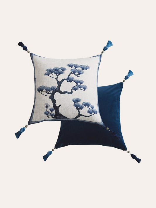 Pine Tree Throw Pillow Cover