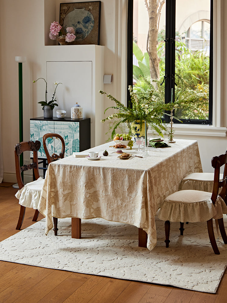 Shadow Garden Jacquard Tablecloth
