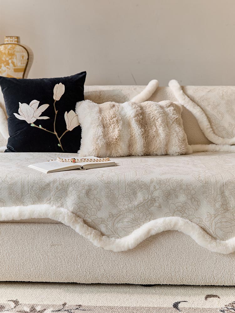 Irregular Dahlia Sofa Cover