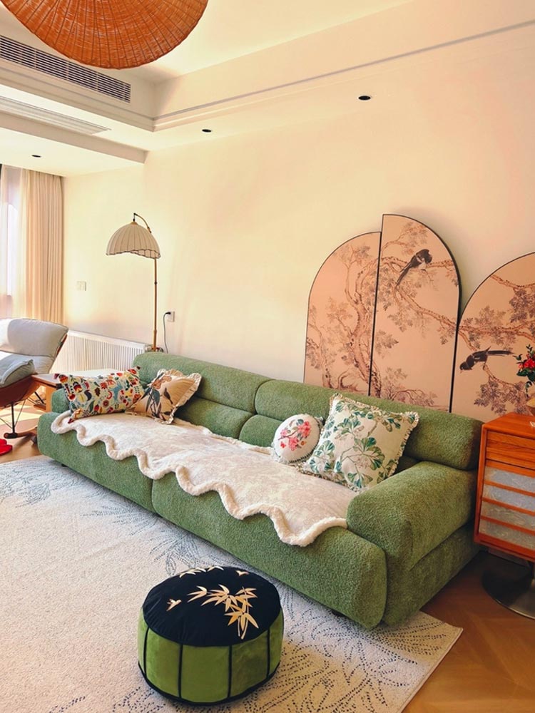 Irregular Dahlia Sofa Cover