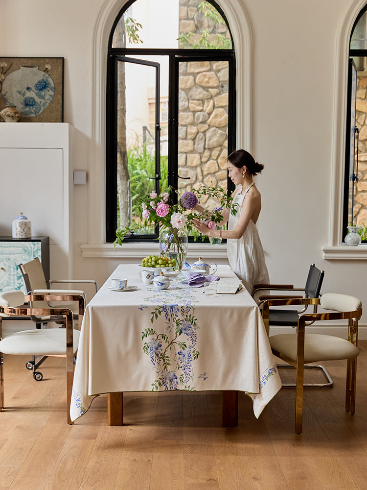 Wisteria Blossom Tablecloth