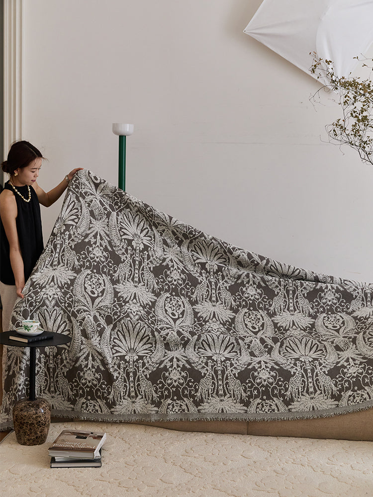 Jacquard Giraffe Sofa Cover