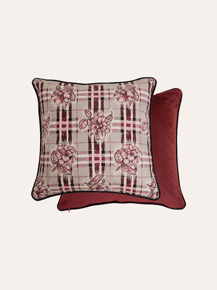 Camellia Blossom Throw Pillow Cover