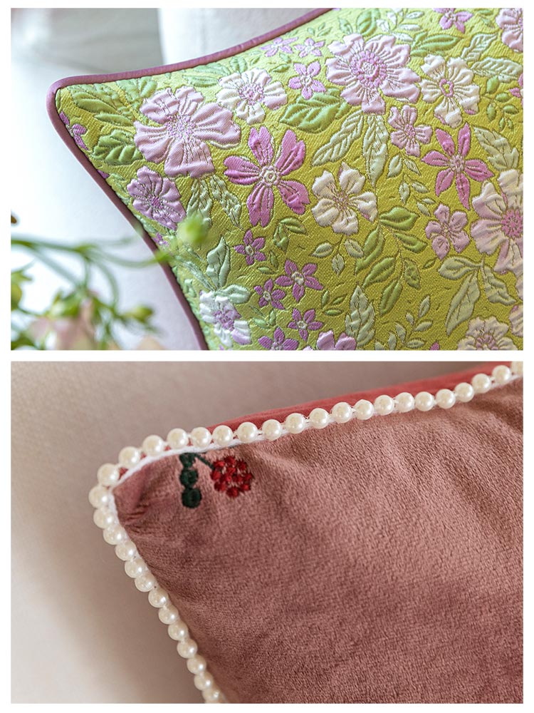 Camellia Blossom Pillow Cover