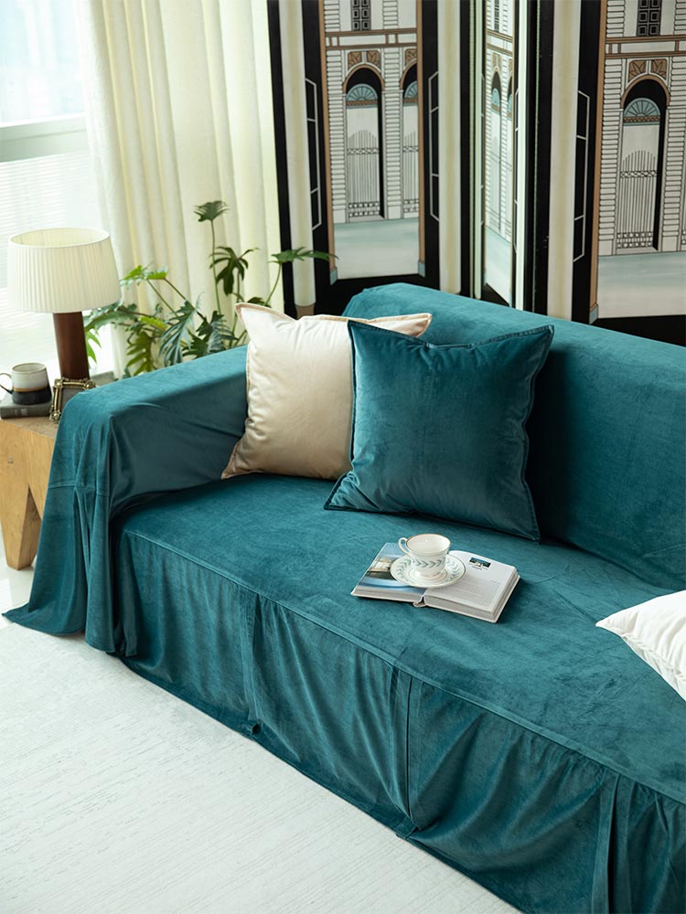Aegean Velvet Sofa Cover