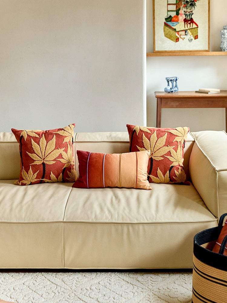 Maple Leaf Pillow Cover