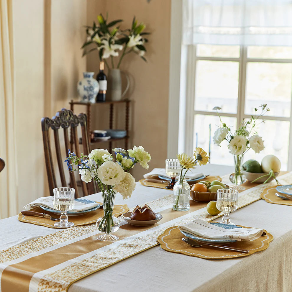 Brownie Christmas Yellow Butterfly Napkin & Placemat