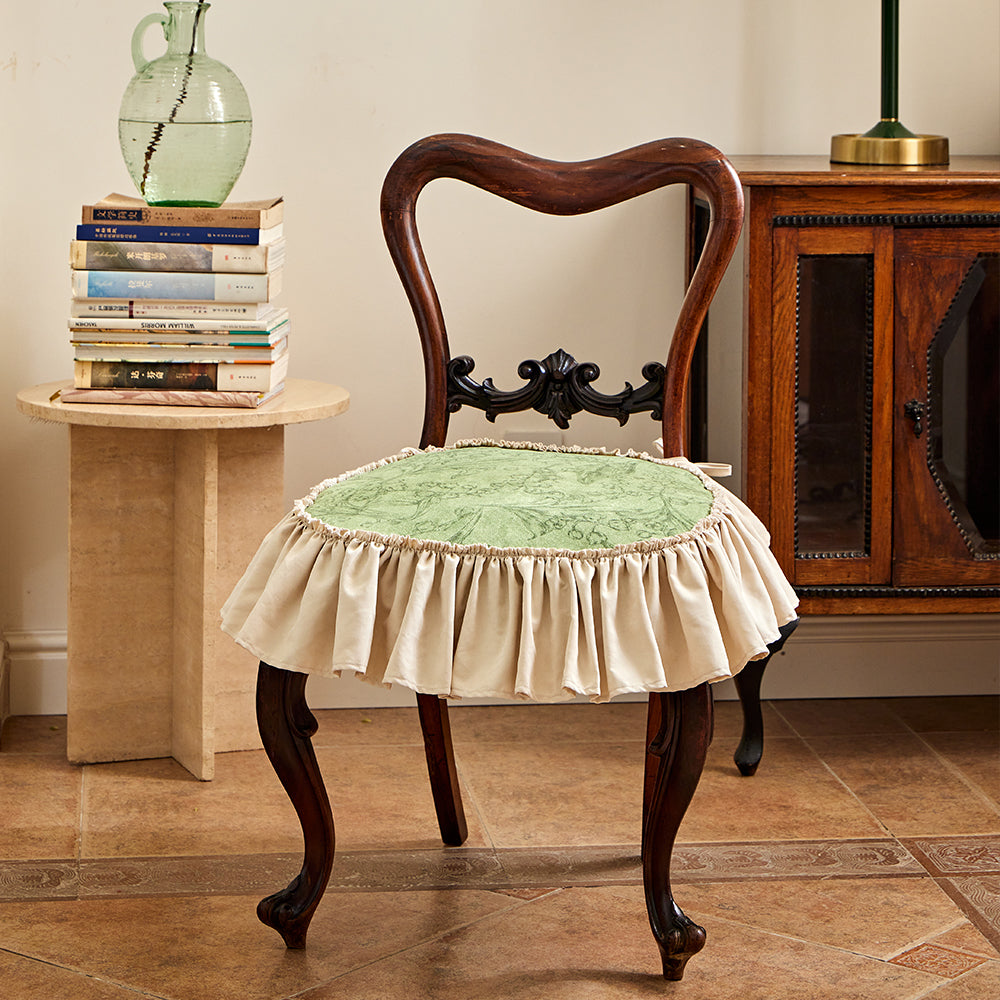 Vanity chair cushion top