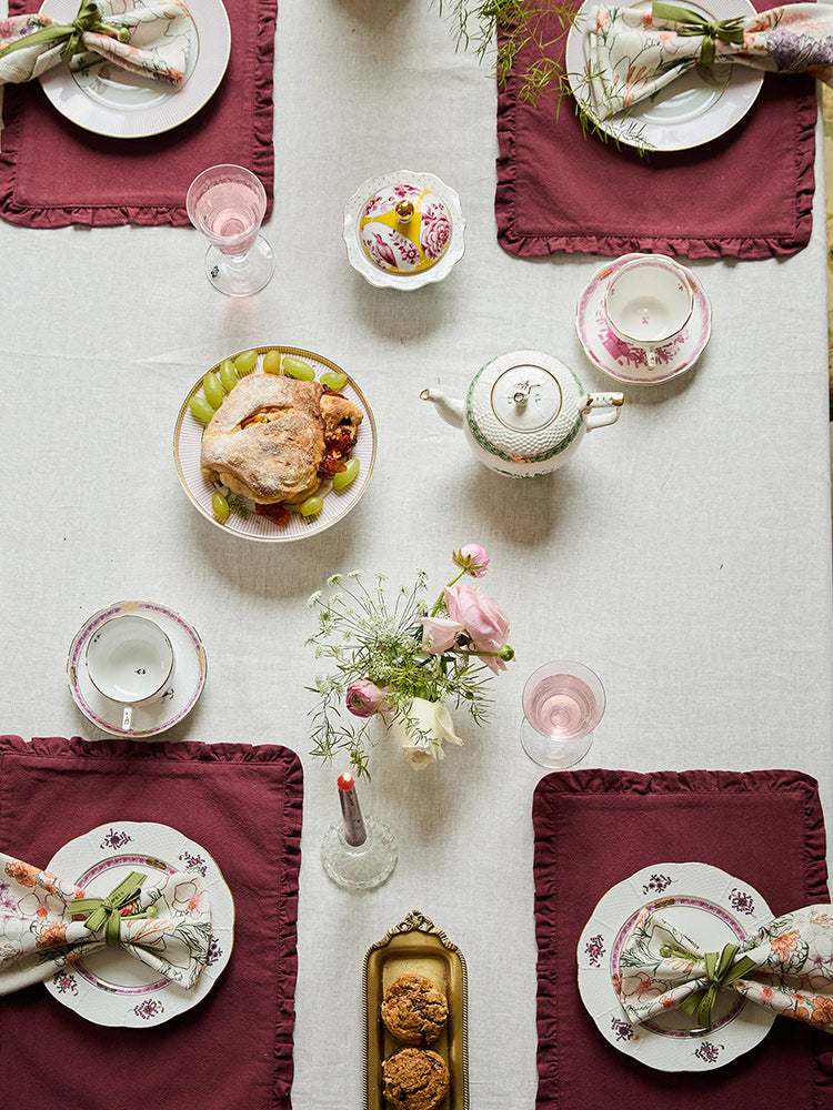 Solid Burgundy Placemat