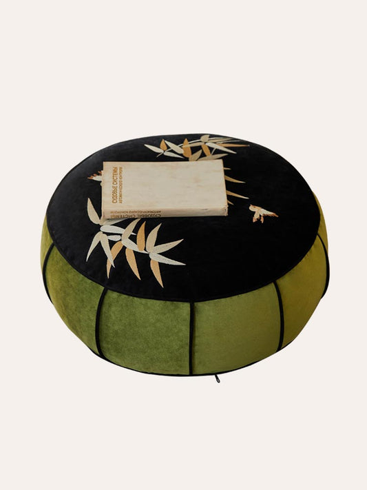 Tranquil Bamboo Pouf Cover