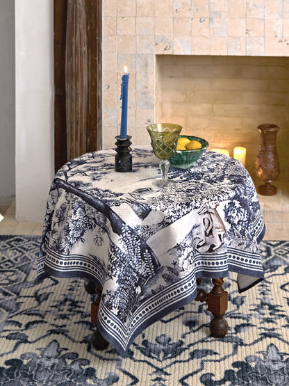 Blue Willow Side Tablecloth