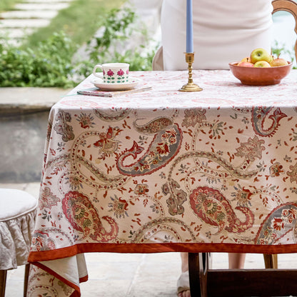 Seraphina Custom Paisley Art Print Tablecloth