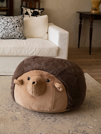 Hedgehog Plush Pouf Cover