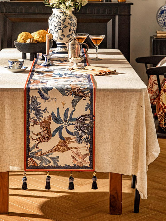 Animal Print Table Runner