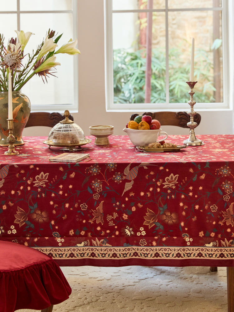 Spring Chirp Tablecloth