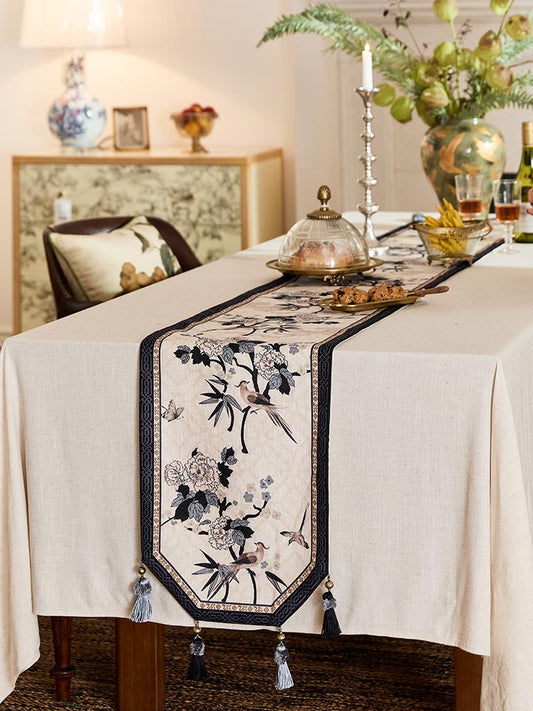 Bird Blossom Table Runner