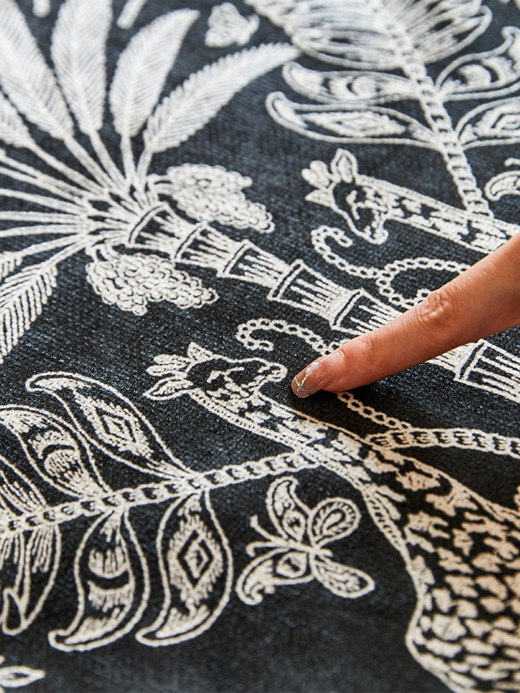 Black Fern Table Runner