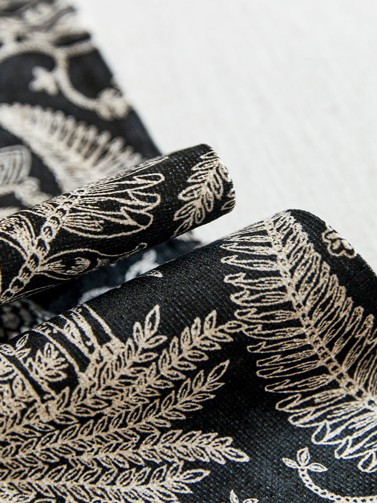 Black Fern Table Runner