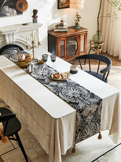 Black Fern Table Runner