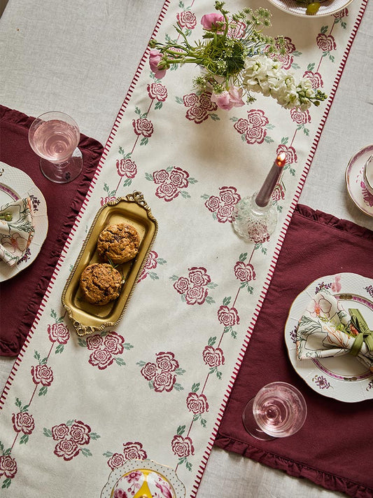 Blossom Rose Table Runner