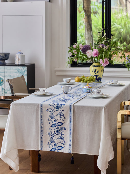 Blue Onion Table Runner