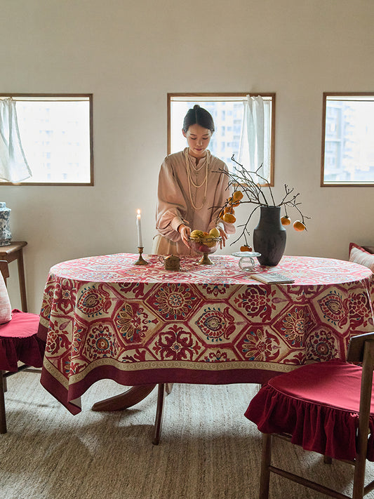 Medallion Bohemian Tablecloth