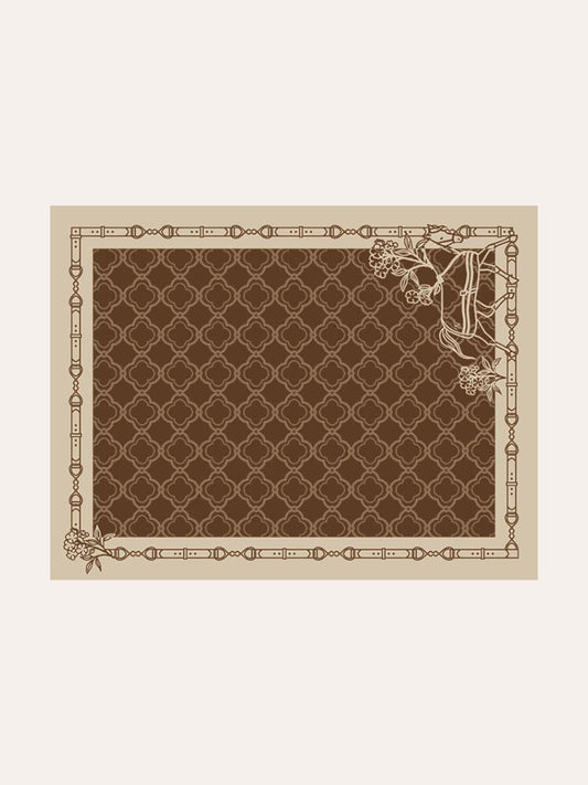 Brown Knit Cotton Blanket