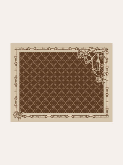 Brown Knit Cotton Blanket