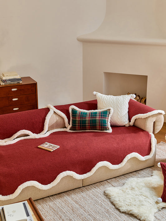 Crimson Sofa Cover