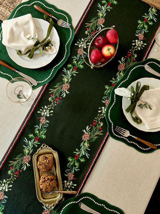 Pinecone Table Runner