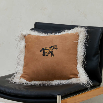 Classic Brown Pillow Cover for Living Room Décor