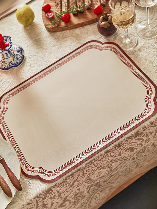 Cute Leather Placemat