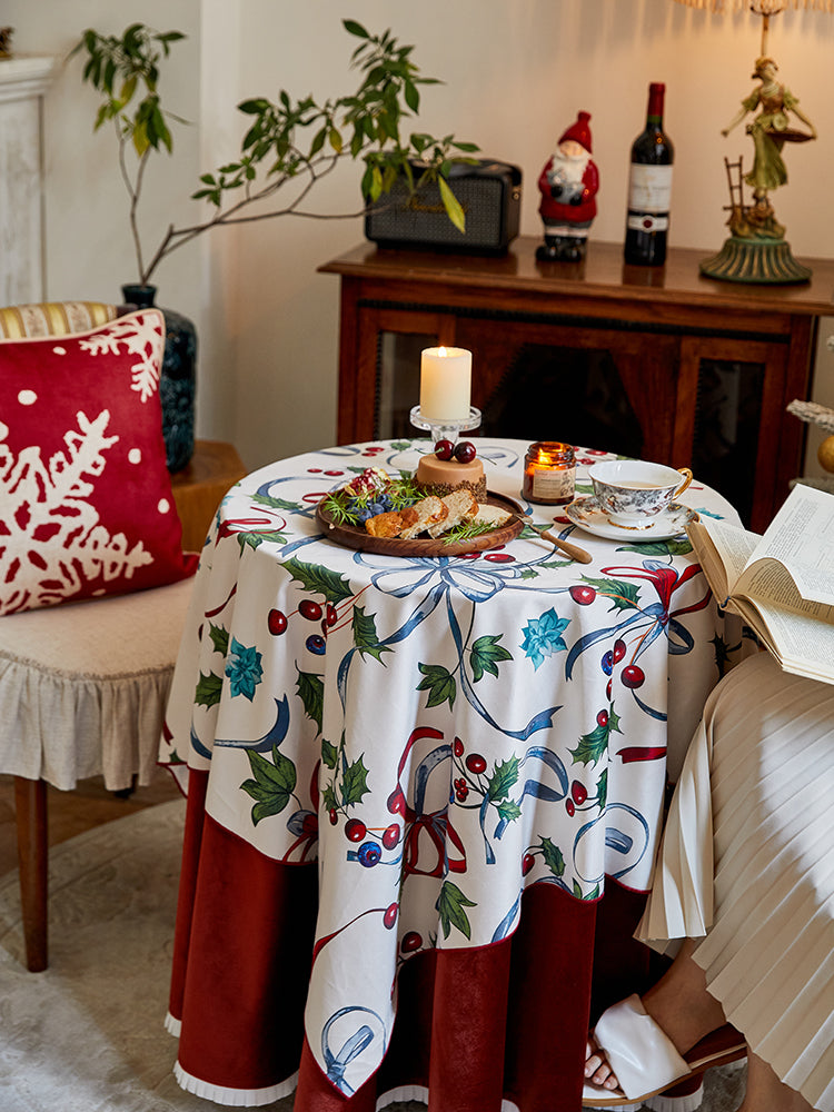 Festive Bowknot Tablecloth