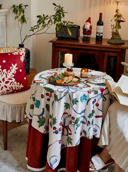 Festive Bowknot Tablecloth