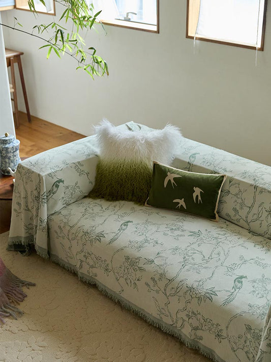 Reversible Jacquard Sofa Cover