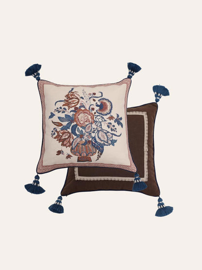 Persian Garden Throw Pillow Cover